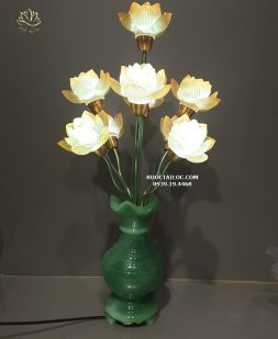 Đèn Bình Ngọc 9 Bông Sen DCD-007