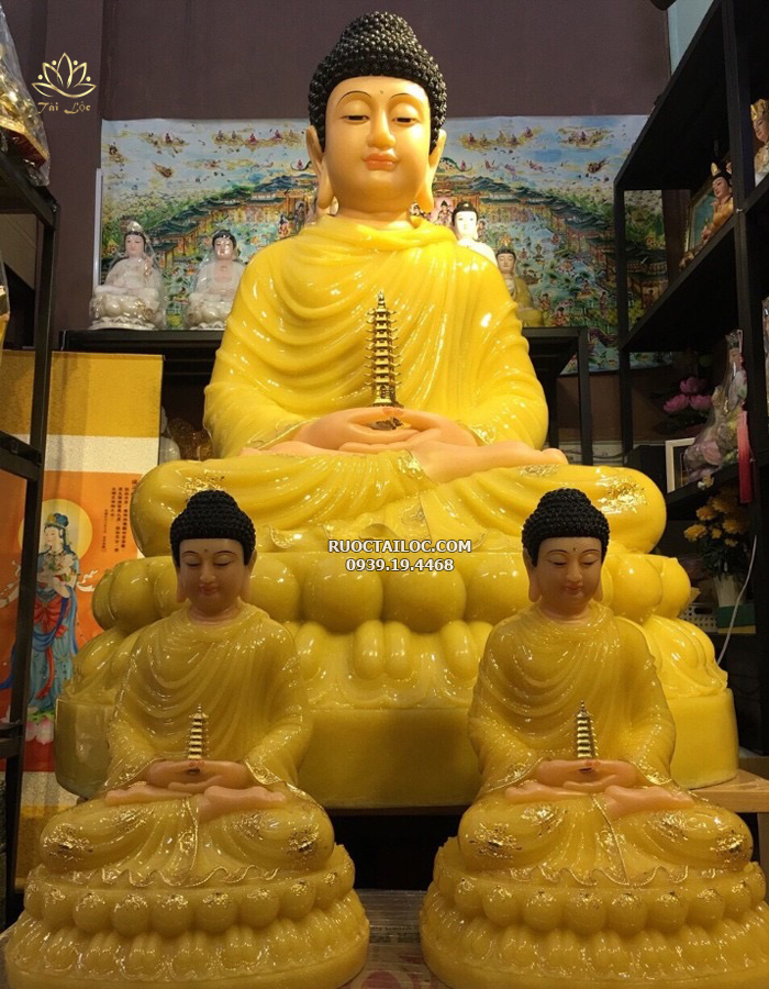 Tượng Phật Dược Sư Bằng Đá Thạch Anh đẹp