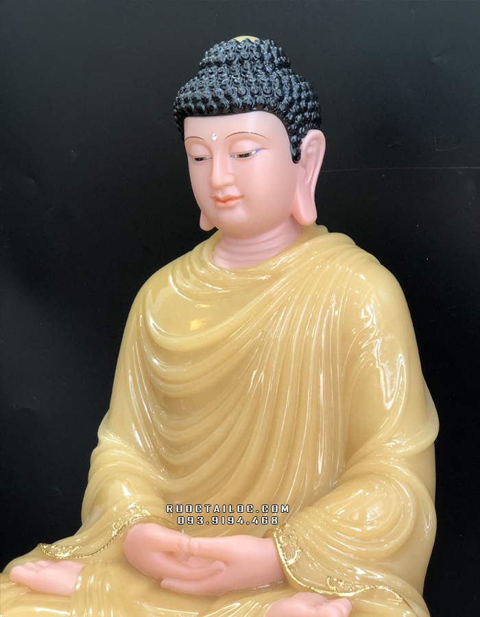 Tượng Phật Thích Ca Đế 8 Cạnh Thạch Anh Tc-013
