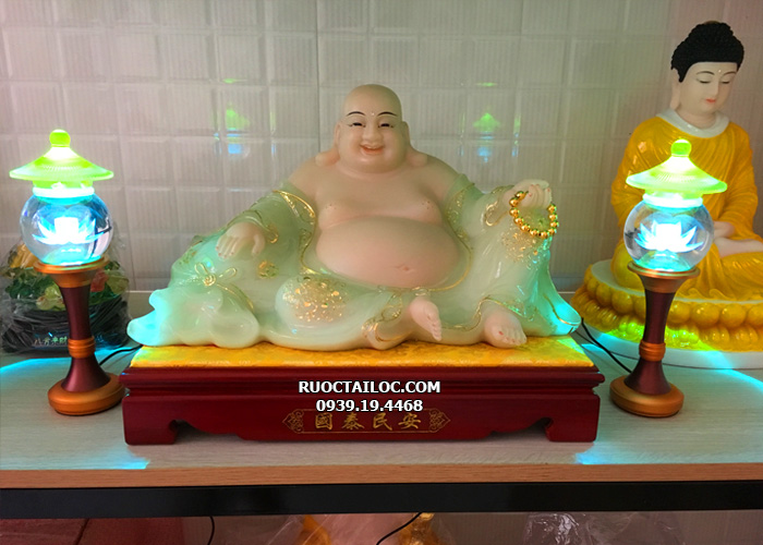 Tượng Phật Di Lặc thạch ngọc DLBT - 008