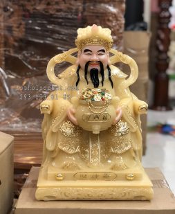 Tượng Thần Tiền được làm từ chất liệu bột đá thạch anh cao cấp