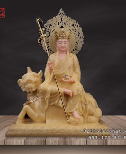 Giá tượng Địa Tạng Vương Bồ Tát cưỡi linh thú Đề Thính từ 3.000.000 - 8.100.000 VNĐ tuỳ theo kích thước sản phẩm