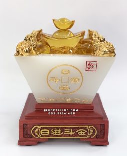 bát tụ bảo chiêu tài vuông trắng giá rẻ nhất hcm