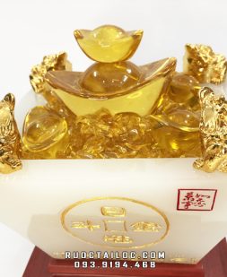 bát tụ bảo chiêu tài vuông trắng giá rẻ nhất hcm