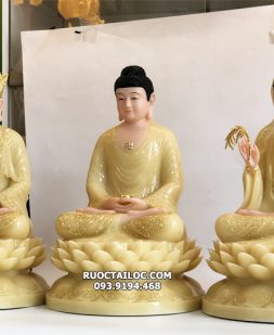 tượng ta bà tam thánh thạch anh đẹp