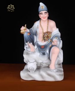 tượng tế công bằng bột đá khoáng vẽ gấm