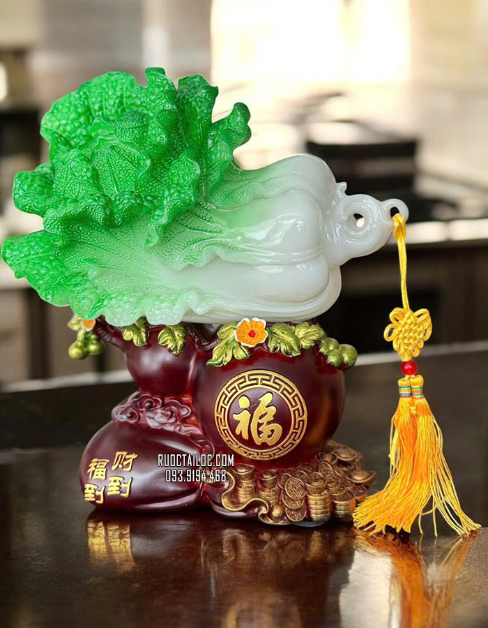 bắp cải hồ lô phong thủy chiêu tài phát lộc