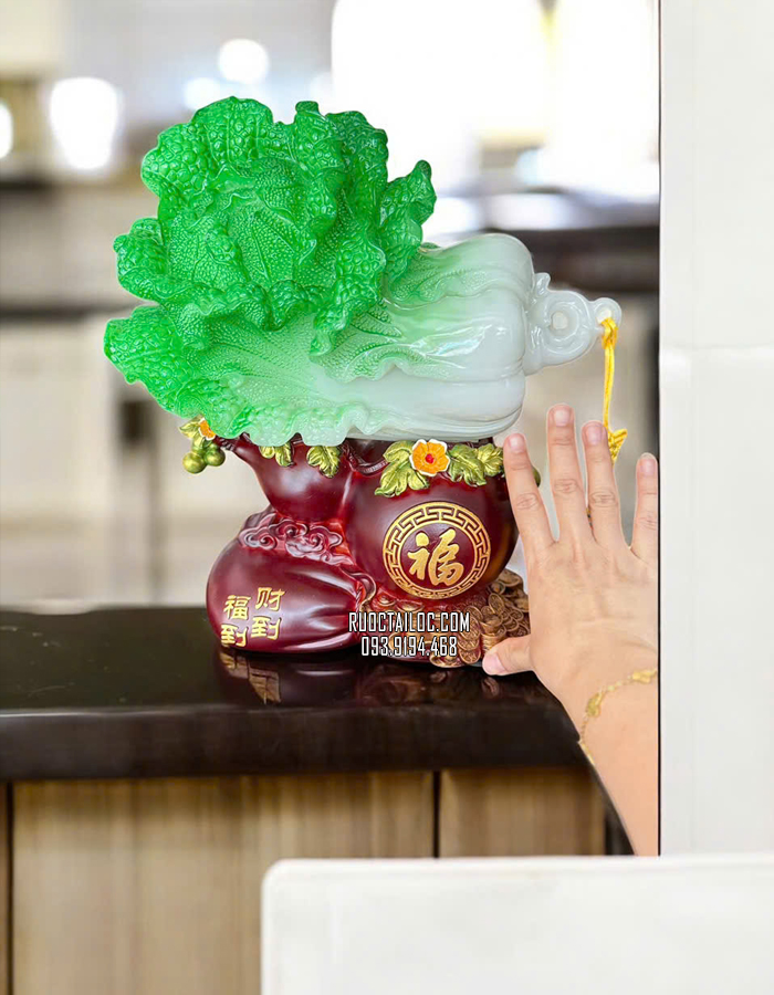 bắp cải hồ lô phong thủy chiêu tài phát lộc