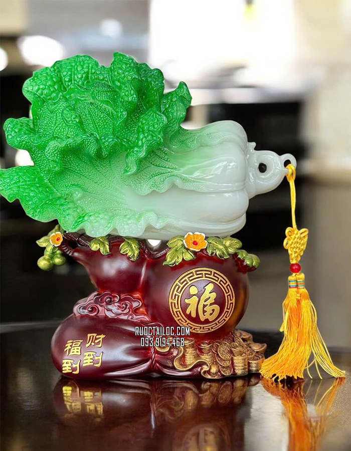 bắp cải hồ lô phong thủy chiêu tài phát lộc