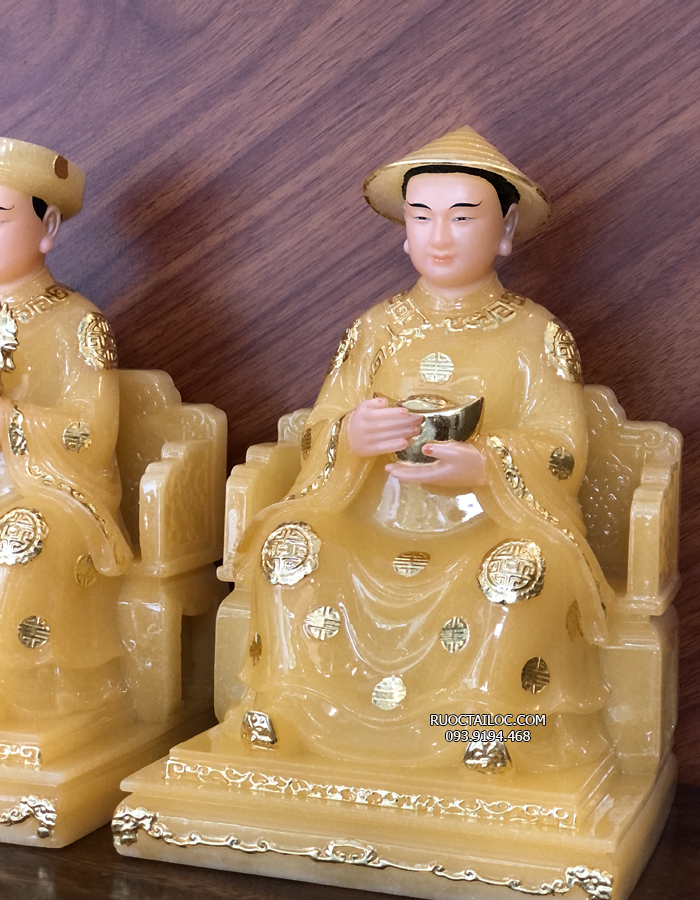 Tượng Cậu Tài Cậu Quý bột đá thạch anh cao cấp CTCQ-001