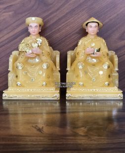Tượng Cậu Tài Cậu Quý bột đá thạch anh cao cấp CTCQ-001