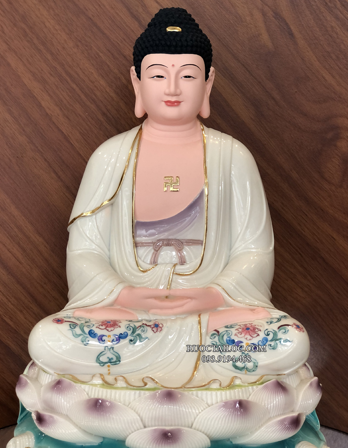 Tượng Phật Dược Sư Poly ngồi đế non nước đẹp nhất hcm