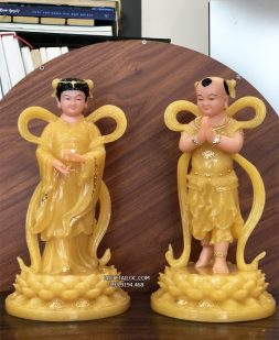 Tượng Tiên Đồng Ngọc Nữ bằng thạch anh đẹp nhất TDNN-001