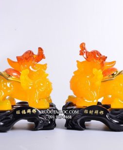 Tỳ Hưu phong thủy vàng lưu ly đế chiêu tài vượng phúc THPT-038