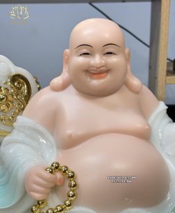 tượng Phật Di Lặc Như Ý Xanh Ngọc đẹp