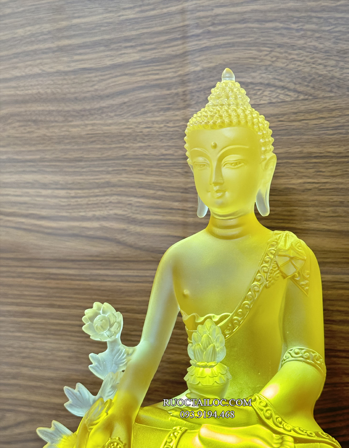 Tượng Phật Dược Sư Vàng Ngọc Lưu Ly đẹp