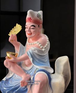 Tượng Tế Công màu xanh lam bằng poly cao cấp