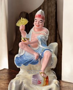 Tượng Tế Công màu xanh lam bằng poly cao cấp