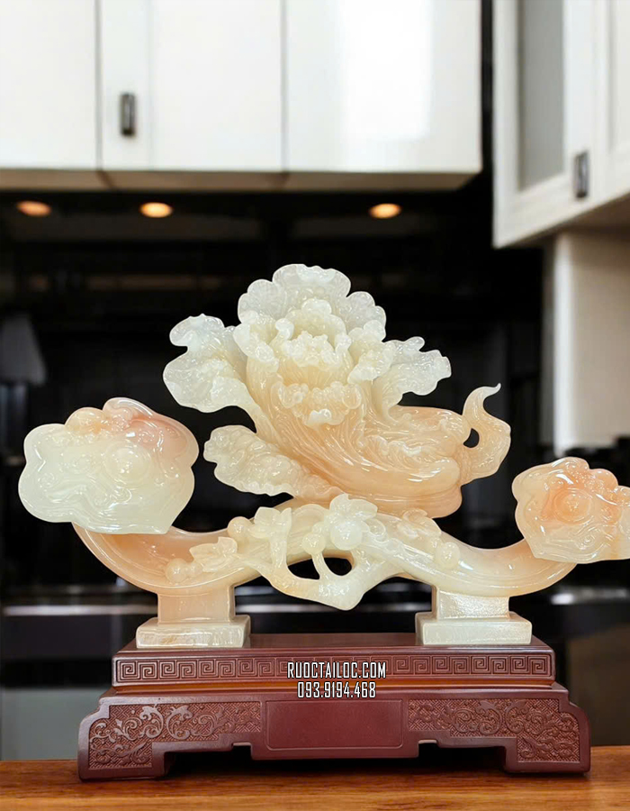 bắp cải như ý phong thủy màu cẩm thạch đẹp