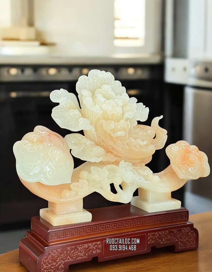 bắp cải như ý phong thủy màu cẩm thạch đẹp