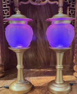 đèn thờ cúng lưu ly cao cấp