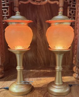 đèn thờ cúng lưu ly cao cấp