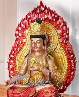 Tượng Hư Không Tạng Bồ Tát bằng composite đẹp