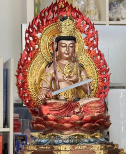 Tượng Hư Không Tạng Bồ Tát bằng composite đẹp
