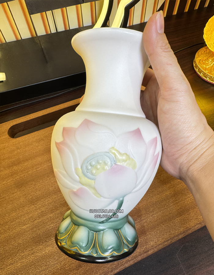 bình bông hồng liên tịnh đế nhiều kích thước