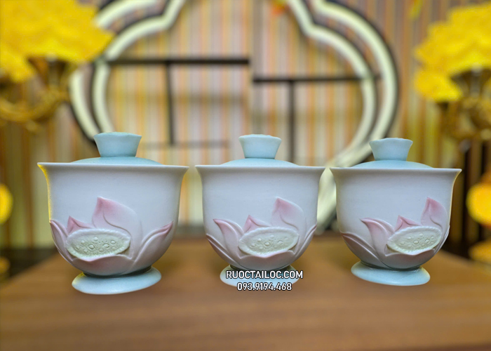 chum nước cúng Phật Hồng Liên Tịnh Đế đẹp