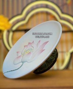 dĩa trái cây thờ cúng hồng liên tịnh đế đẹp