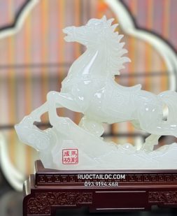 tượng ngựa bạch ngọc phi mã đẹp