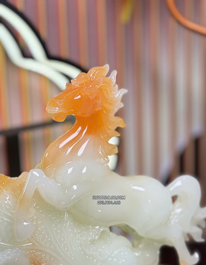 tượng ngựa lập mã bách tài phong thủy tài lộc hút vận