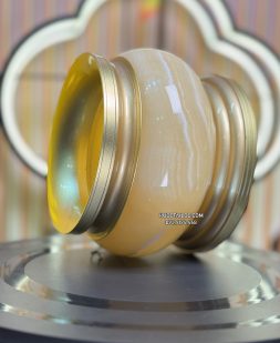 Lư hương bát nhang thờ cúng bằng đá tự nhiên vàng ngọc đẹp