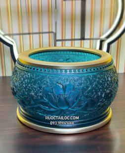 lư hương lưu ly xanh ngọc đẹp nhất