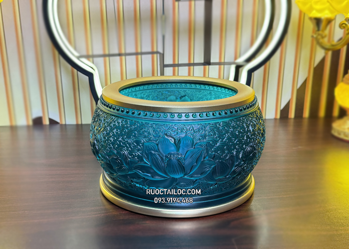 lư hương lưu ly xanh ngọc đẹp nhất