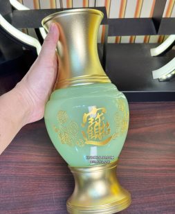 bình bông thờ cúng chiêu tài tiến bảo xanh thạch ngọc đẹp