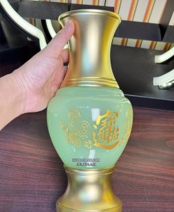 bình bông thờ cúng chiêu tài tiến bảo xanh thạch ngọc đẹp