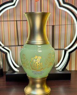 bình bông thờ cúng chiêu tài tiến bảo xanh thạch ngọc đẹp