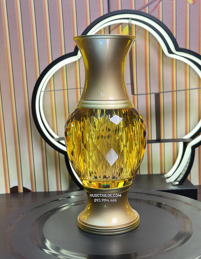 bình bông lưu ly vàng ngọc thờ cúng đẹp