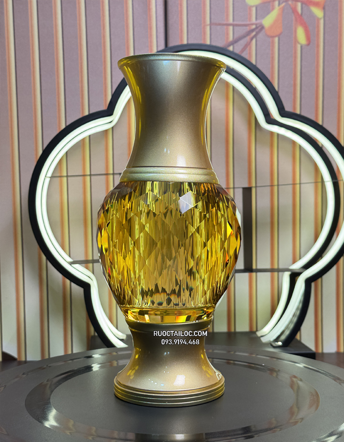 bình bông lưu ly vàng ngọc thờ cúng đẹp