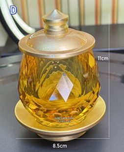 chum có nắp lưu ly vàng ngọc đẹp