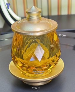 chum có nắp lưu ly vàng ngọc đẹp