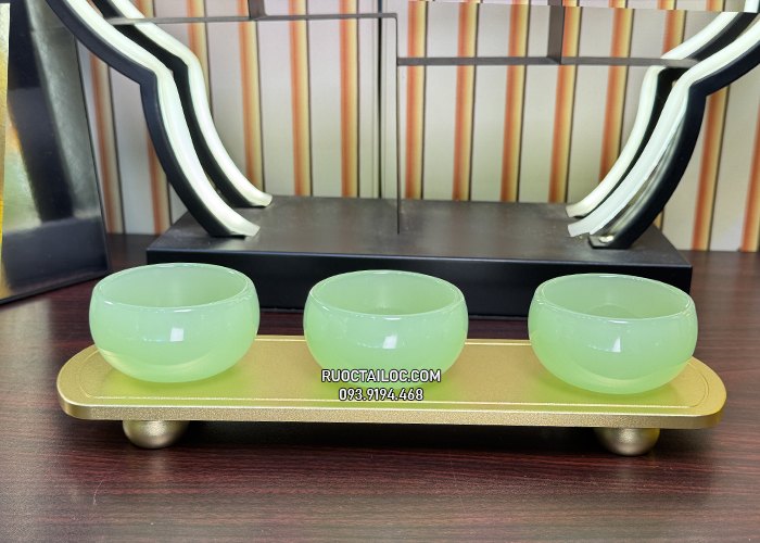 khay-3-khay-5 ly- bằng bột đá thạch ngọc đẹp