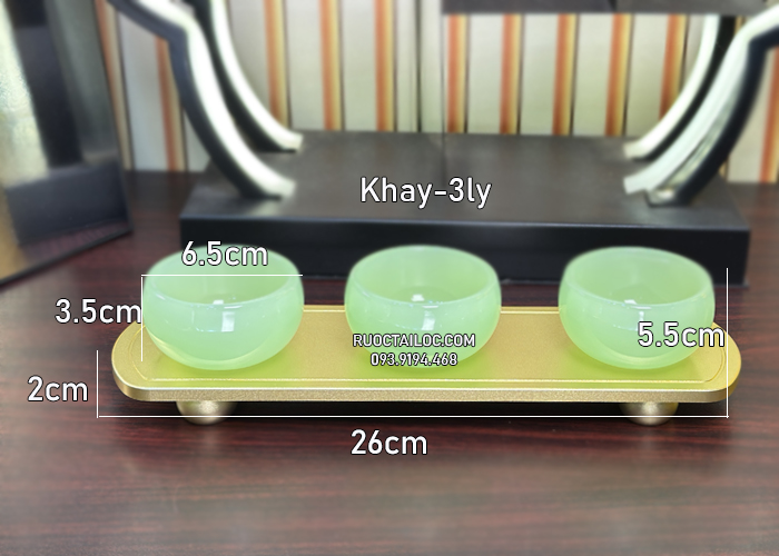 kích thước khay 3- khay 5 bằng bột đá thạch ngọc đẹp