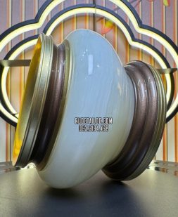 lư hương thờ cúng bằng đá tự nhiên trắng xanh đẹp