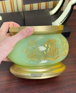 Lư Hương Thờ Cúng Chiêu Tài Tiến Bảo Xanh Ngọc