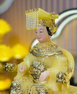 Tượng Thiên Hậu Thánh Mẫu bằng bột đá thạch anh đẹp