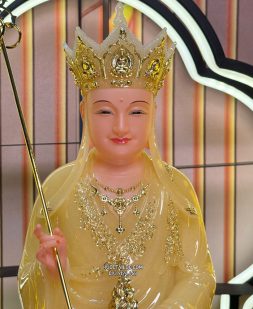 Tôn Tượng Địa Tạng Vương Bồ Tát bằng bột đá thạch anh đẹp DT-066