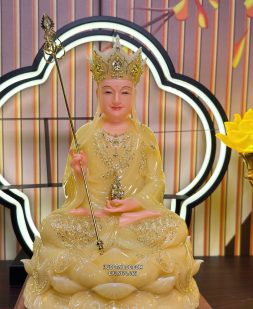 Tôn Tượng Địa Tạng Vương Bồ Tát bằng bột đá thạch anh đẹp DT-066